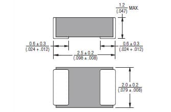 Tabelle - Bourns SRP2512A Automotive-Leistungsinduktivitäten